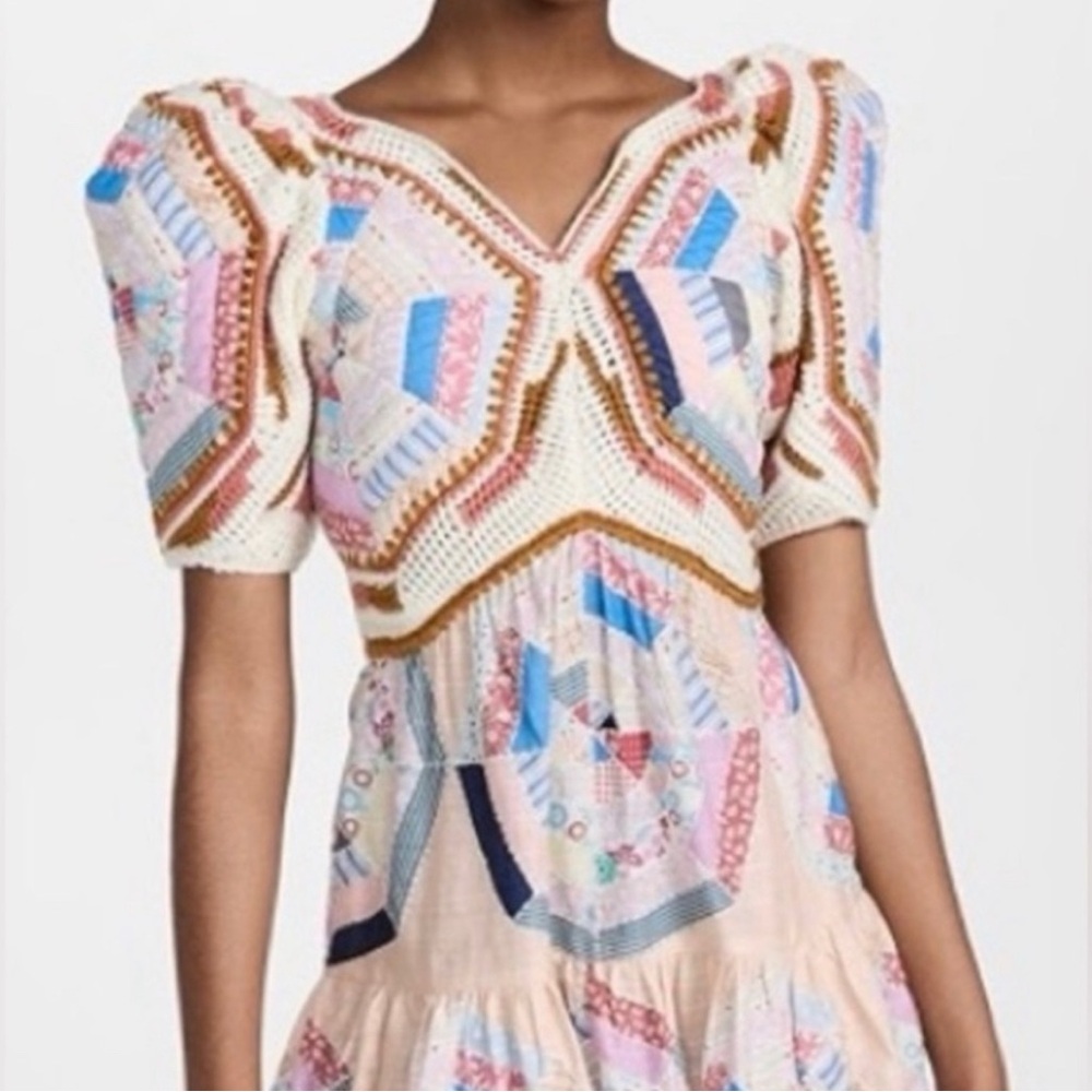 NWOT Sea New York Patchwork Quinn Crochet
Top Mini Dress - Picture 6 of 8
